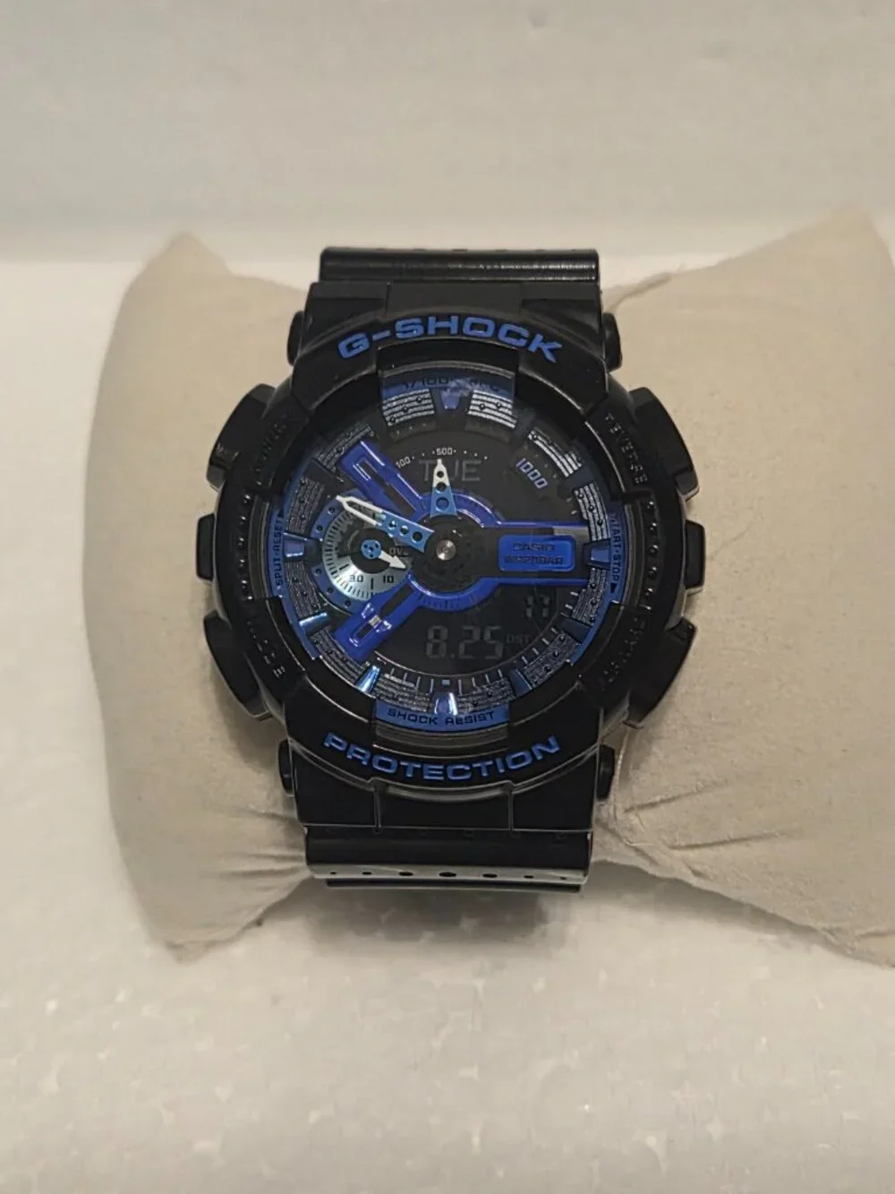 Casio G Shock Gloss Black and blue